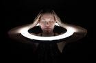 Ringlicht von unten