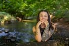 Model kann auch strahlen